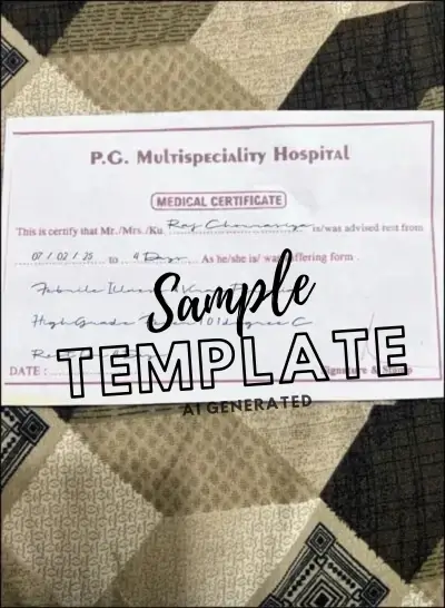 medical certificate 3